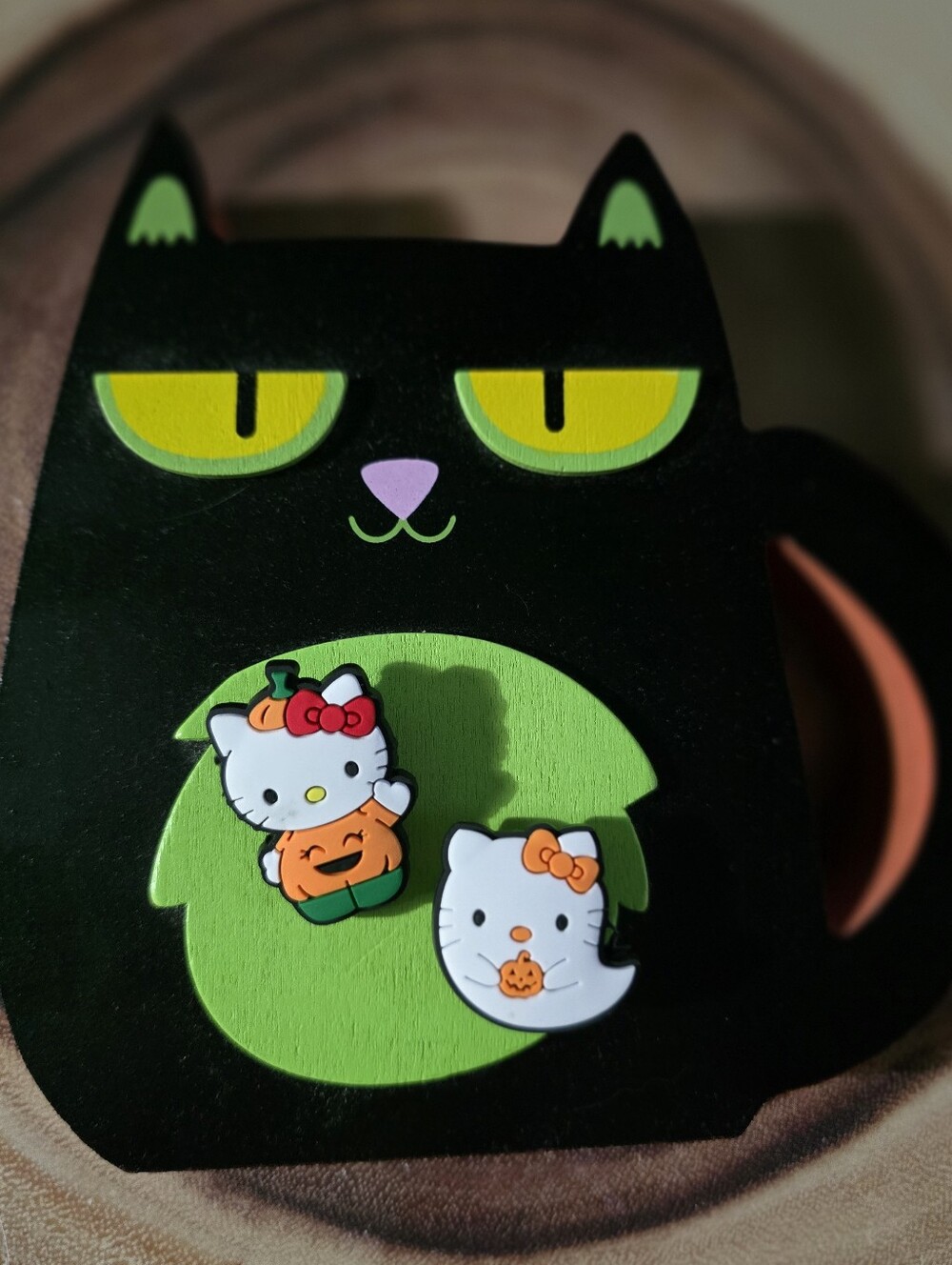 Hello Kitty Halloween Croc Charm